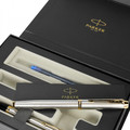 Parker Gift Set IM Steel GT - Fountain Pen & Ballpoint Pen