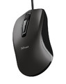 Trust Optical Wired Mouse Carve, black