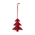 Christmas Hanging Decoration Christmas Tree, metal, red