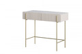 Dressing Table Malmi 100 cm, cashmere, crema bianca, gold