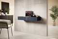 Wall-mounted Console Table Dresser Nicole, dark blue