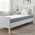 VÅGSTRANDA Mattress, pocket springs, medium firm/light blue, 90x200 cm