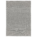 TIPHEDE Rug, flatwoven, grey, white, 155x220 cm