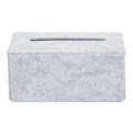 Felt Tissue Box, light grey