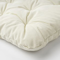 KUDDARNA Back cushion, outdoor, beige, 62x44 cm