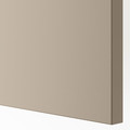 FORSAND Door with hinges, beige, 50x229 cm