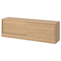 TONSTAD TV bench, oak veneer, 178x37x55 cm