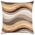 MYGGBLOMSTER Cushion cover, beige/multicolour, 50x50 cm