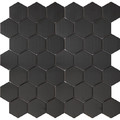 Mosaic Steel Tile Albena GoodHome 30 x 30 cm, black, 1pc