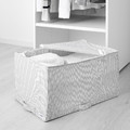 STUK  Storage case, white/grey, 34x51x28 cm