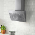 BEMÖTA Wall mounted extractor hood, stainless steel