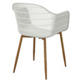 Chair Becker, white/natural