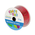 Christmas Decorative Tape 1pc 2m, red