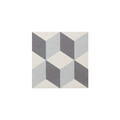 Gres Wall/Floor Tile Hydrolic Design 2 Colours 20 x 20 cm, b&w 3D, 1 m2