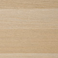 KOMPLEMENT Shelf, white stained oak effect, 75x58 cm