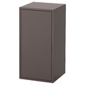 EKET Cabinet w door and 1 shelf, dark grey, 35x35x70 cm