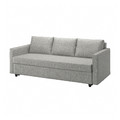 FRIHETEN 3-seat sofa-bed, Faringe light grey