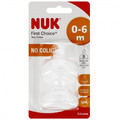 NUK First Choice Teat No Colic 0-6m Size S