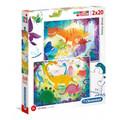 Clementoni Children's Puzzle Funny Dinos 2x20 3+