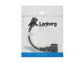 Lanberg Extension Power Cable IEC 320 C14 - Schuko 20cm  black