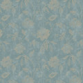 GoodHome Vinyl Wallpaper on Fleece Coral, green/blue