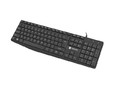 NATEC Keyboard Nautilus US, slim, black