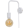 GoodHome Wall Lamp Ghlin 1-P E27, white