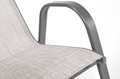 Garden Chair Porto, metal, grey