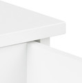 Wall-Mounted Nightstand Bedside Table Avignon, white