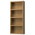 HAGAÅN Wall open cabinet, oak effect, 40x15x95 cm