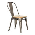 Chair Paris Wood, metallic, pine natural