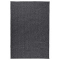 MORUM Rug flatwoven, in/outdoor, in/outdoor dark grey, 200x300 cm