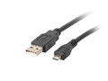 Lanberg USB Cable 2.0 Micro AM-MBM5P 1.8m, black