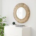 VRIGSTAD Mirror, sedge, 63 cm