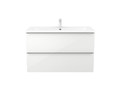 Wall-mounted Basin Cabinet GoodHome Imandra 100cm, white