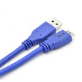 TB Cable USB 3.0-Micro 0.5 m, blue