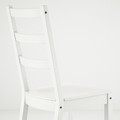 NORDVIKEN / NORDVIKEN Table and 6 chairs, white, white, 210/289x105 cm