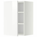 METOD Wall cabinet with shelves, white/Ringhult white, 40x60 cm