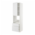 METOD / MAXIMERA Hi cab f ov w dr/2 frnt/1 m/1 h drw, white/Stensund white, 60x60x220 cm