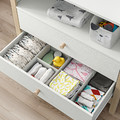 ÄLSKVÄRD Changing table/chest of drawers, birch/white