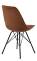 Dining Chair Eris, corduroy, copper