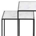 Nesting Tables Set of 2 Bolton, white