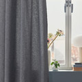 VÄXELBRUK Curtains, 1 pair, blue, 140x300 cm