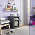 TROFAST Storage combination with box/trays, grey white/grey, 34x44x56 cm