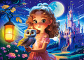 Castorland Children's Puzzle Princess with Owl 120pcs 6+