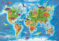 Clementoni Children's Puzzle Dinosaurs Map 180pcs 7+