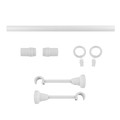 Curtain Rod GoodHome Anafi 19 mm 160 cm, matt white