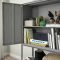 TULLSTORP Cabinet, grey, 73x35x126 cm