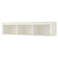 HEMNES Wall/bridging shelf, white stain, 148x37 cm