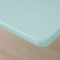 BERGLÄRKA Desk top and shelf, turquoise, 100x70 cm